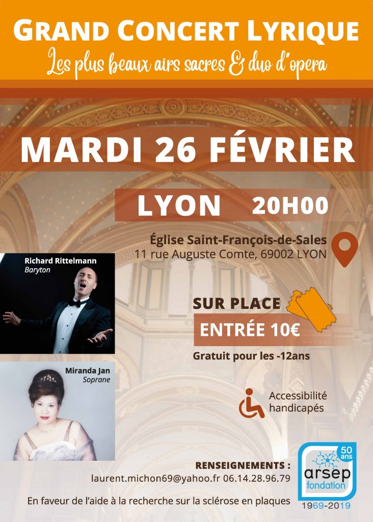 Affiche Concert Lyon 69 - 26 février